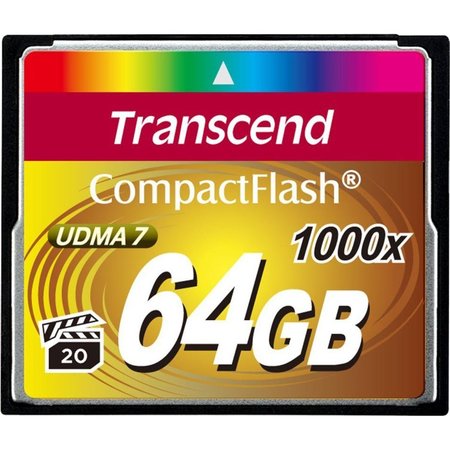 TRANSCEND INFORMATION 64Gb Cf Card (1000X, Type I ) TS64GCF1000
